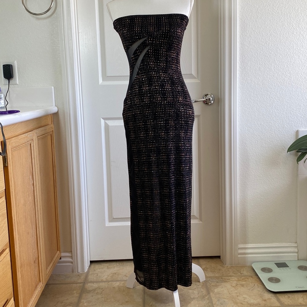 Sparkly Maxi Party Dress